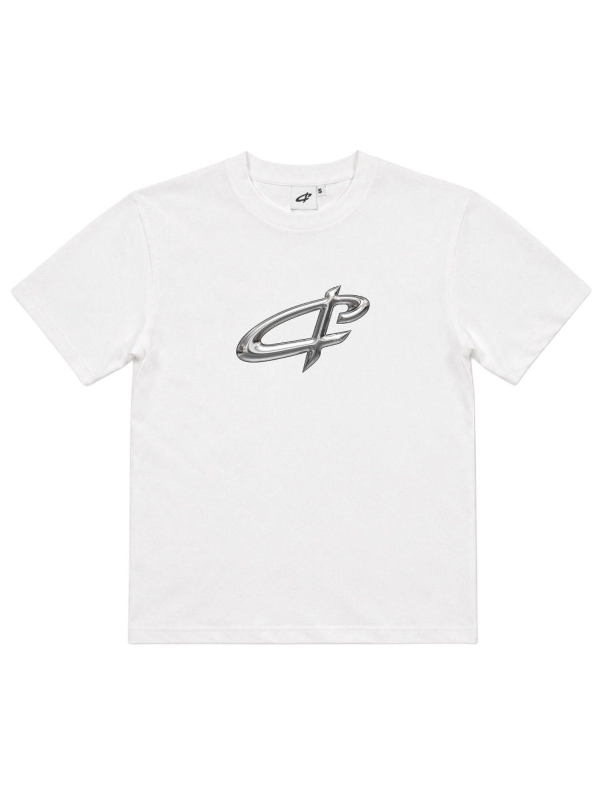 SILVER CLOUD WHITE TEE